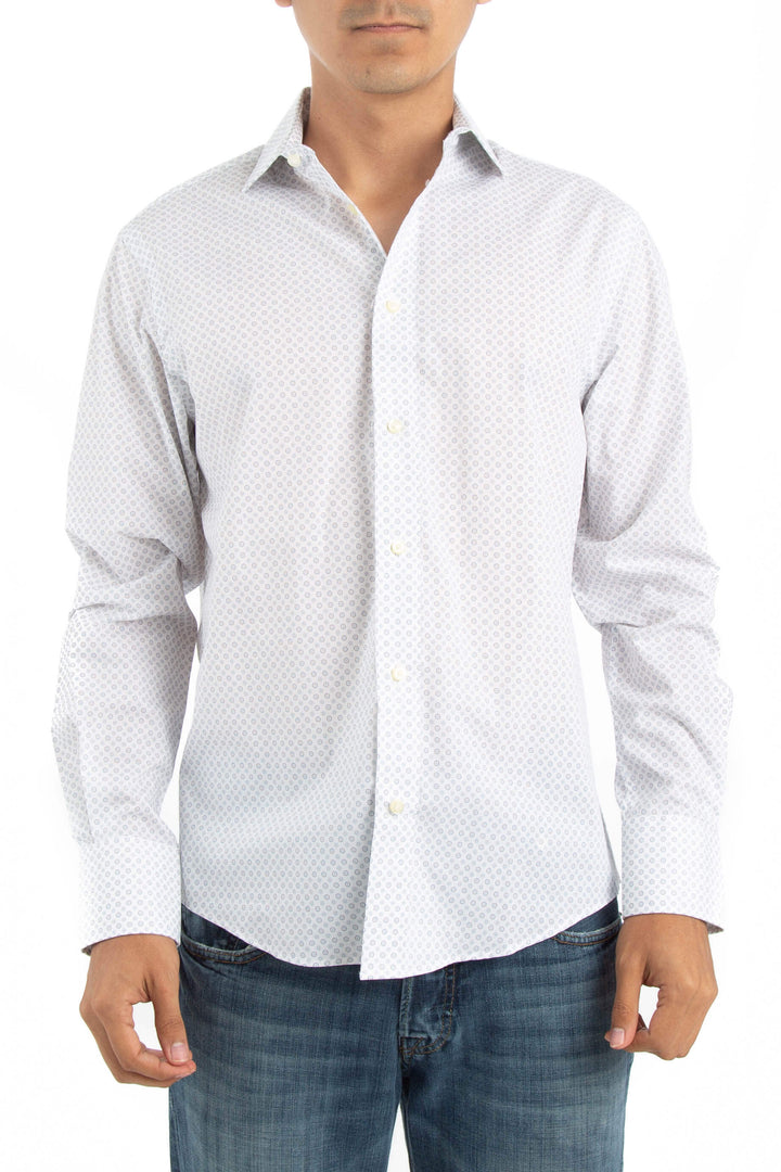Camisa Thomas Dean blanco, vista frontal – ClosetRehab