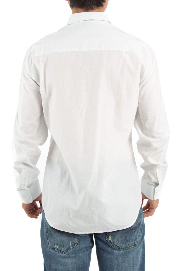 Camisa Armani Exchange blanco, vista posterior – ClosetRehab