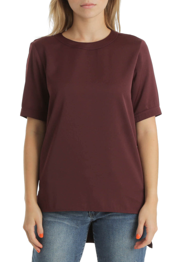 Blusa Kenneth Cole rojo, vista frontal – ClosetRehab