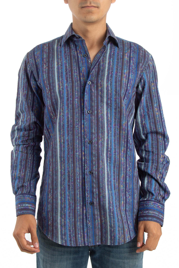 Camisa Bugatchi azul, vista frontal – ClosetRehab