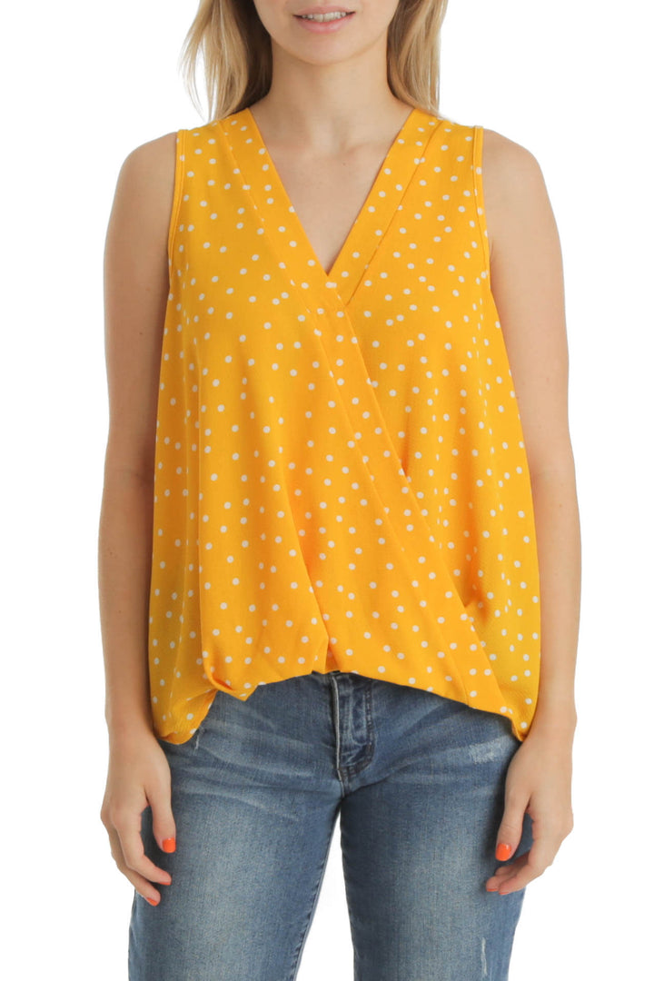 Blusa Lush amarillo, vista frontal – ClosetRehab