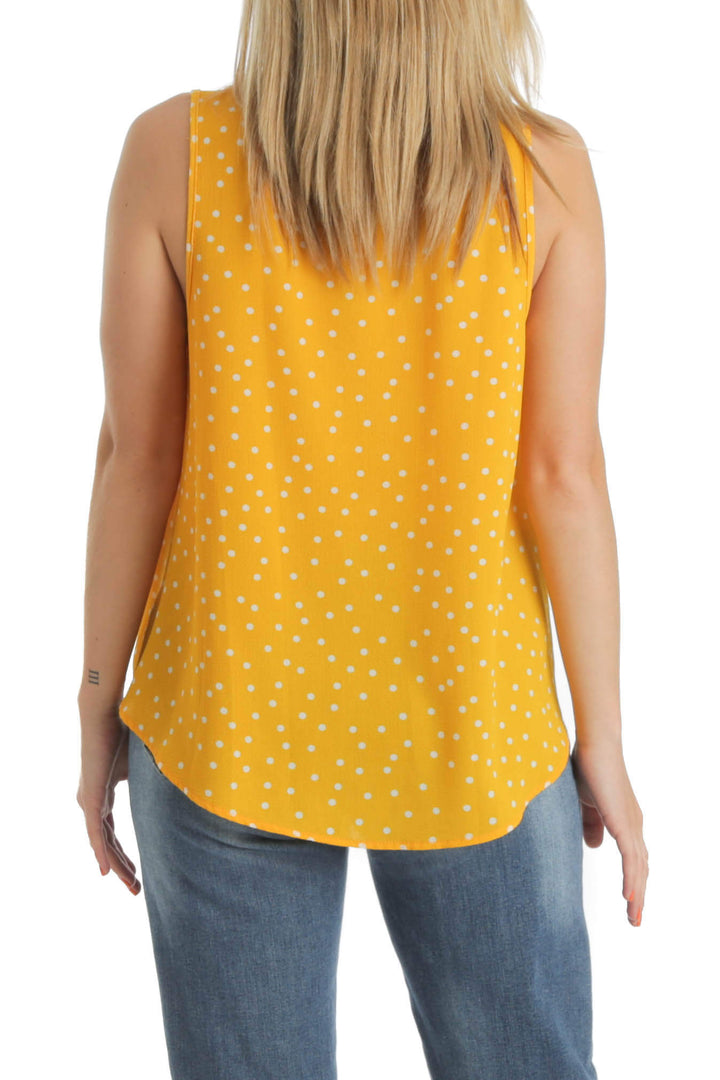 Blusa Lush amarillo, vista posterior – ClosetRehab
