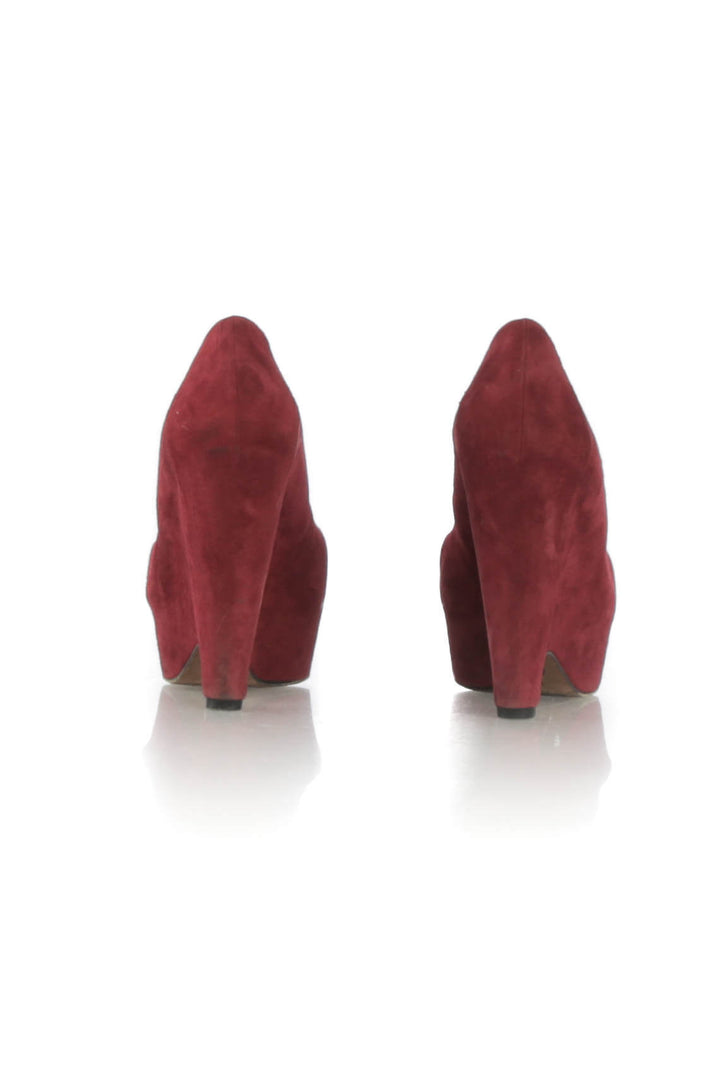 Zapato Pura Lopez rojo, detalle – ClosetRehab