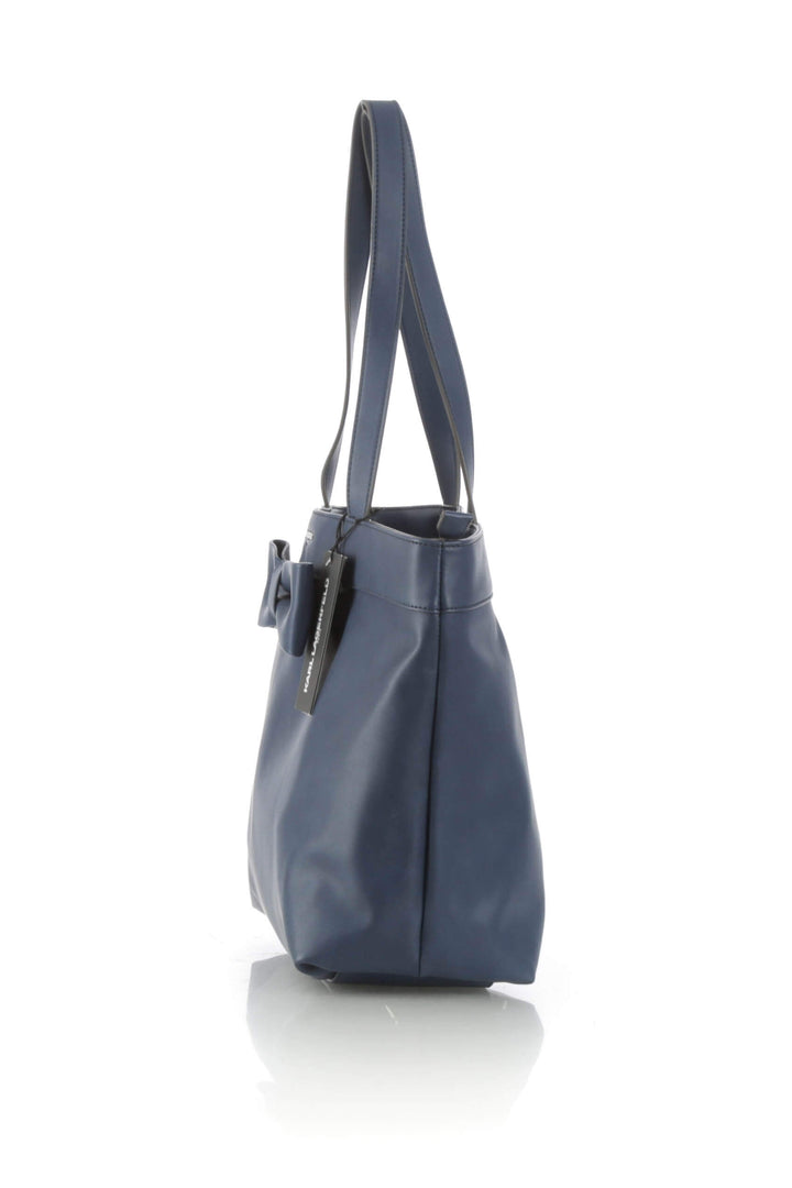 Bolsa Karl Lagerfeld azul, vista lateral – ClosetRehab