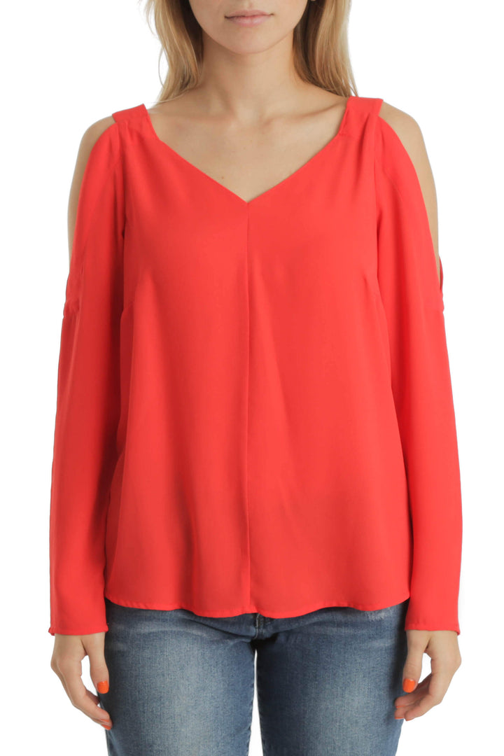 Blusa 1.State naranja, vista frontal – ClosetRehab
