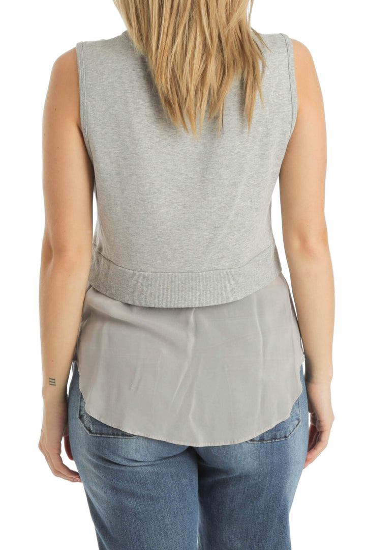 Blusa Bailey44 gris, vista posterior – ClosetRehab