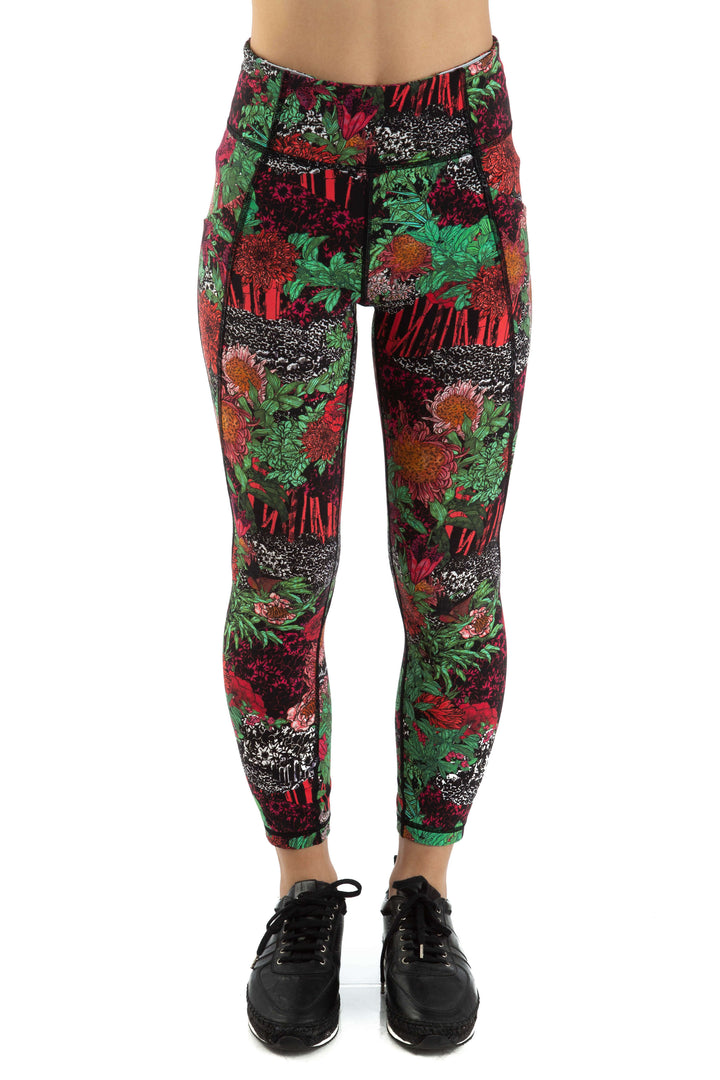 Pantalón Lulu Lemon estampado, vista frontal – ClosetRehab