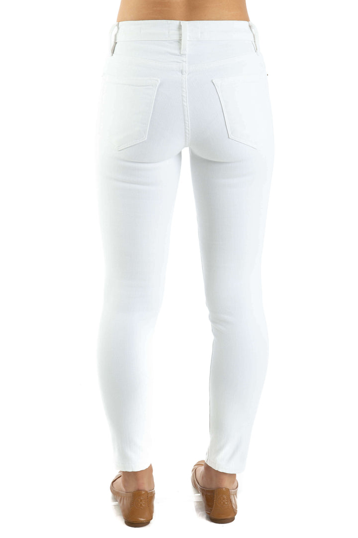 Jeans Frame blanco, vista posterior – ClosetRehab