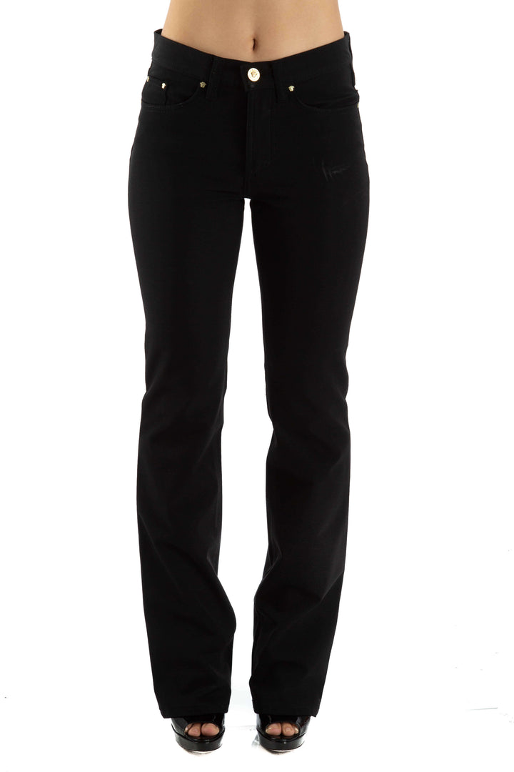 Jeans Versace Jeans Couture negro, vista frontal – ClosetRehab