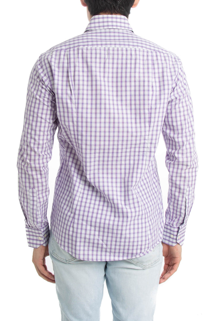 Camisa BOSS Hugo Boss morado, vista posterior – ClosetRehab
