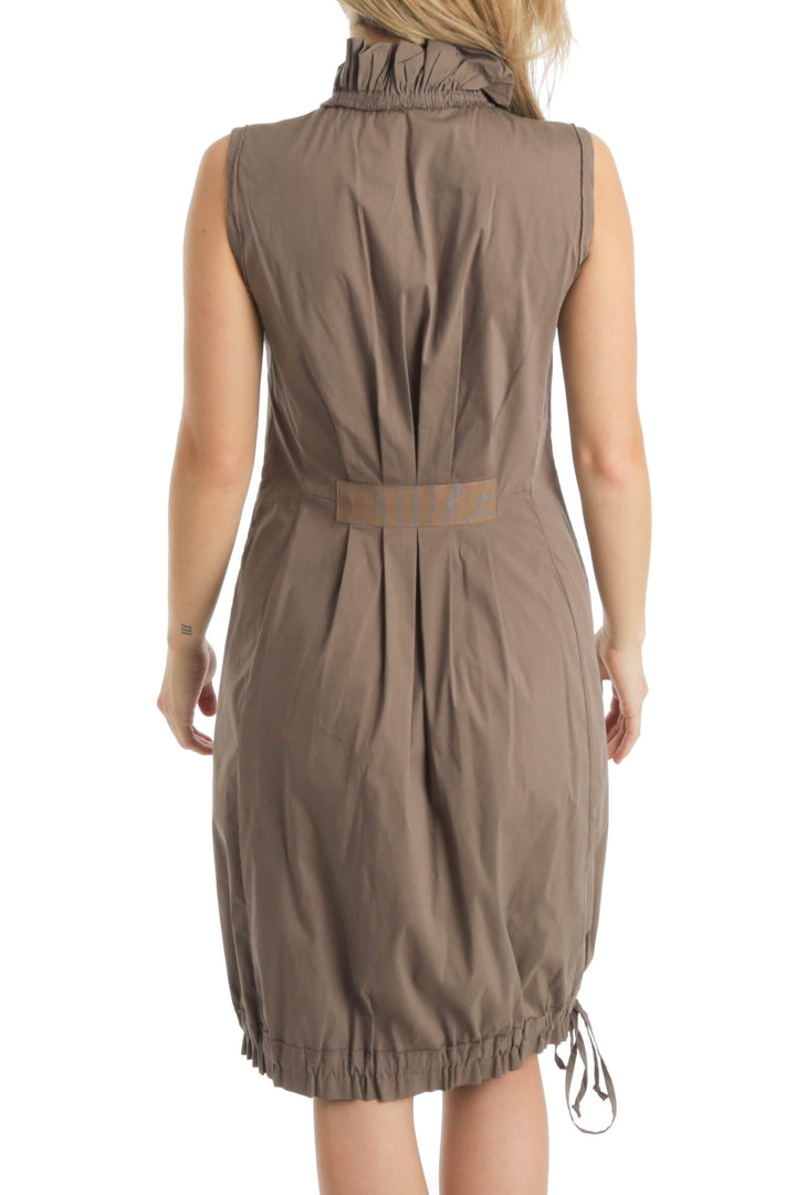 Vestido Ambrosi café, vista posterior – ClosetRehab