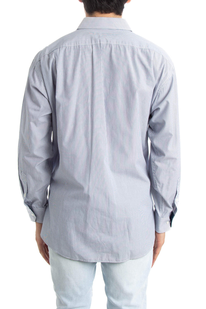 Camisa John Henry azul, vista posterior – ClosetRehab