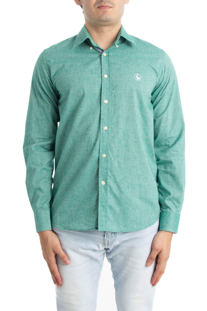 Camisa El Ganso verde, vista frontal – ClosetRehab
