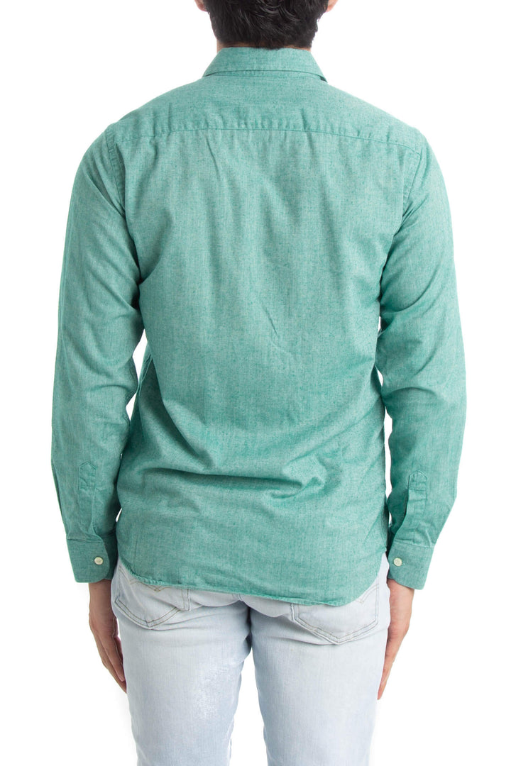 Camisa El Ganso verde, vista posterior – ClosetRehab