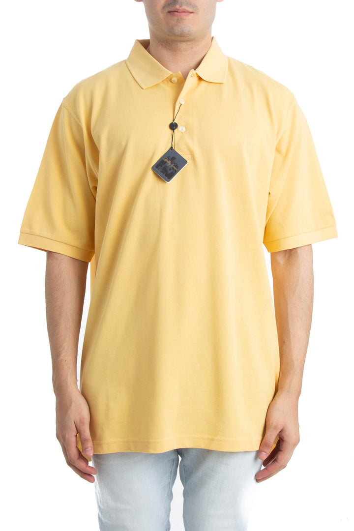 Polo Boddy Jones NWT amarillo, vista frontal – ClosetRehab