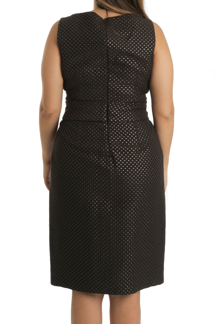 Vestido Carolina Herrera negro, vista posterior – ClosetRehab