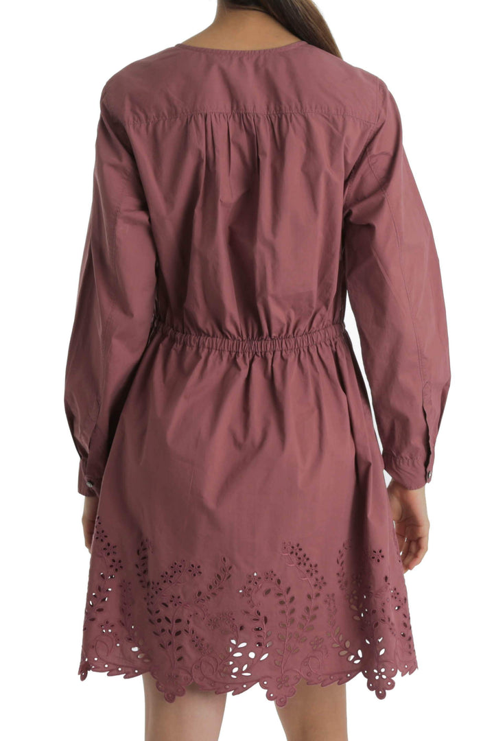 Vestido La Vie Rebecca Taylor rosa, vista posterior – ClosetRehab