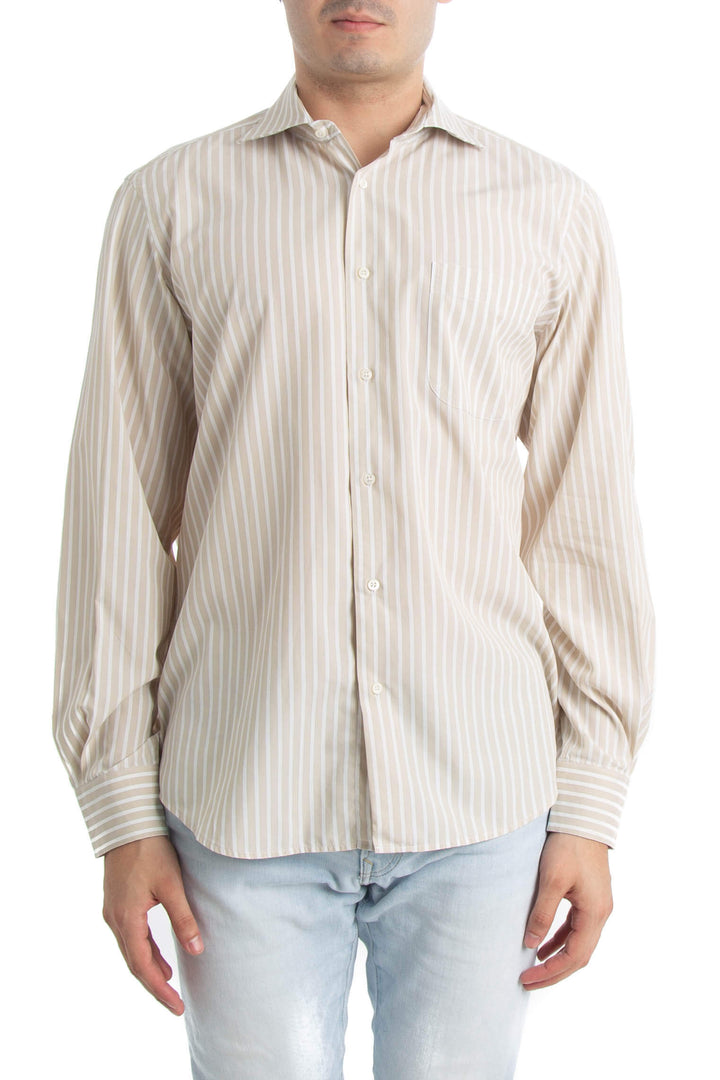 Camisa Hugo Boss café, vista frontal – ClosetRehab