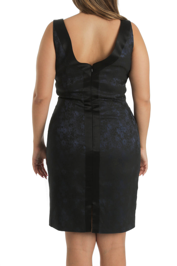 Vestido Theia negro, vista posterior – ClosetRehab