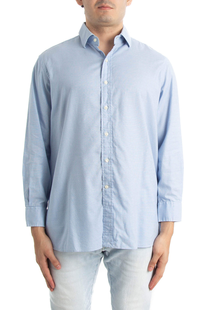 Camisa POLO Ralph Lauren azul, vista frontal – ClosetRehab