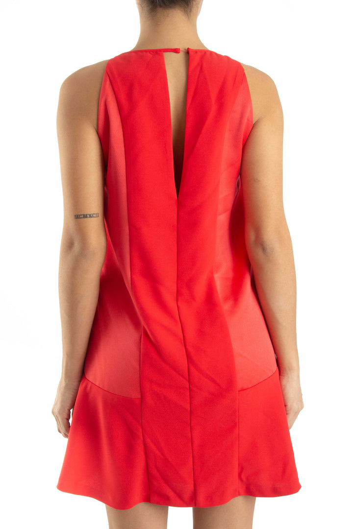 Vestido Parker rojo, vista posterior – ClosetRehab