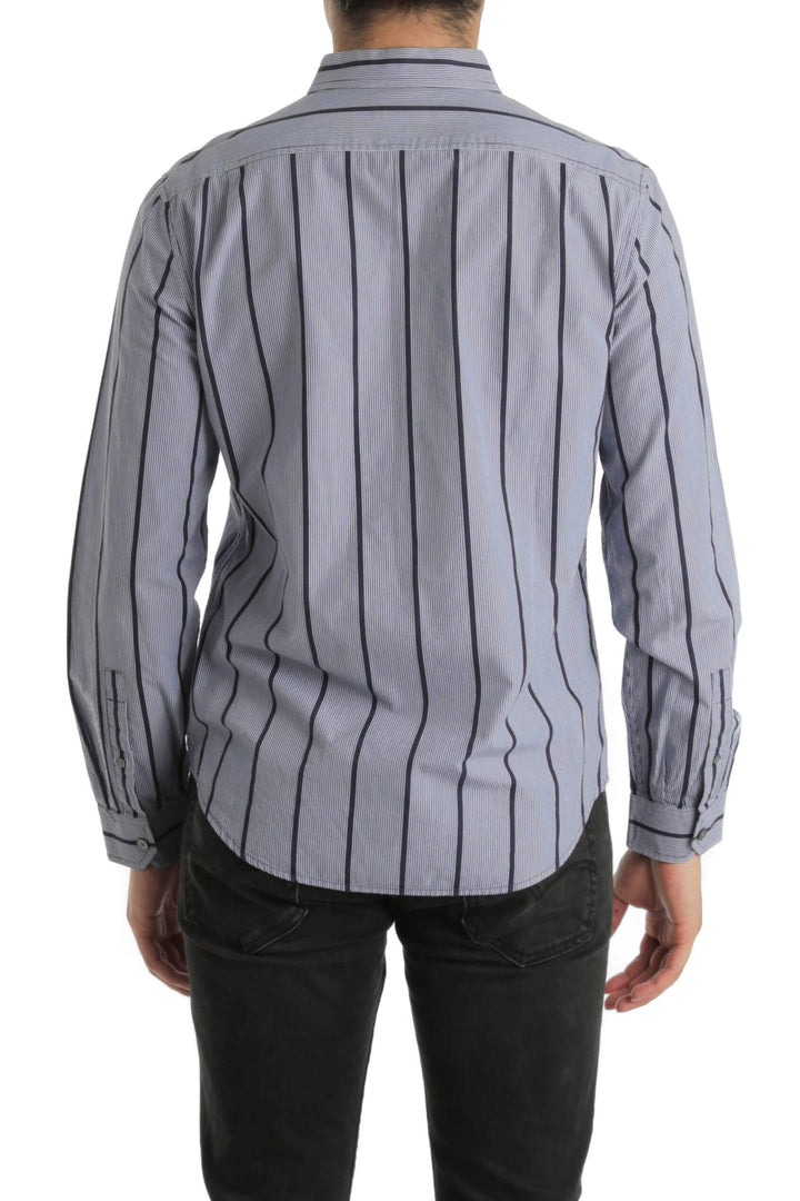 Camisa DKNY azul, vista posterior – ClosetRehab