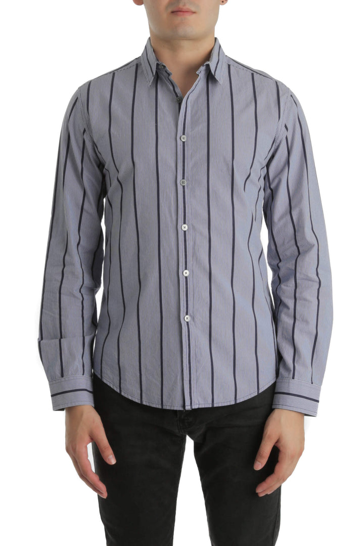 Camisa DKNY azul, vista frontal – ClosetRehab