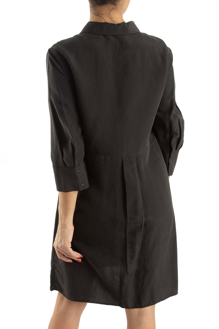 Vestido Bimba y Lola negro, vista posterior – ClosetRehab
