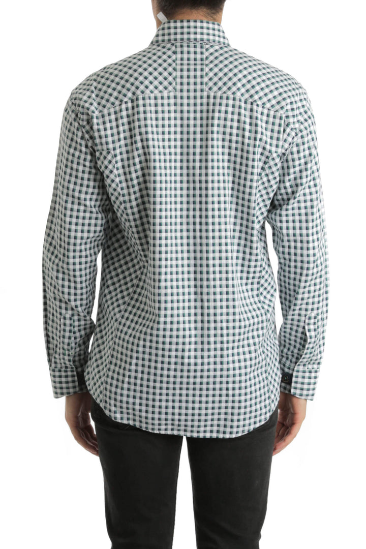 Camisa Bogosse verde, vista posterior – ClosetRehab