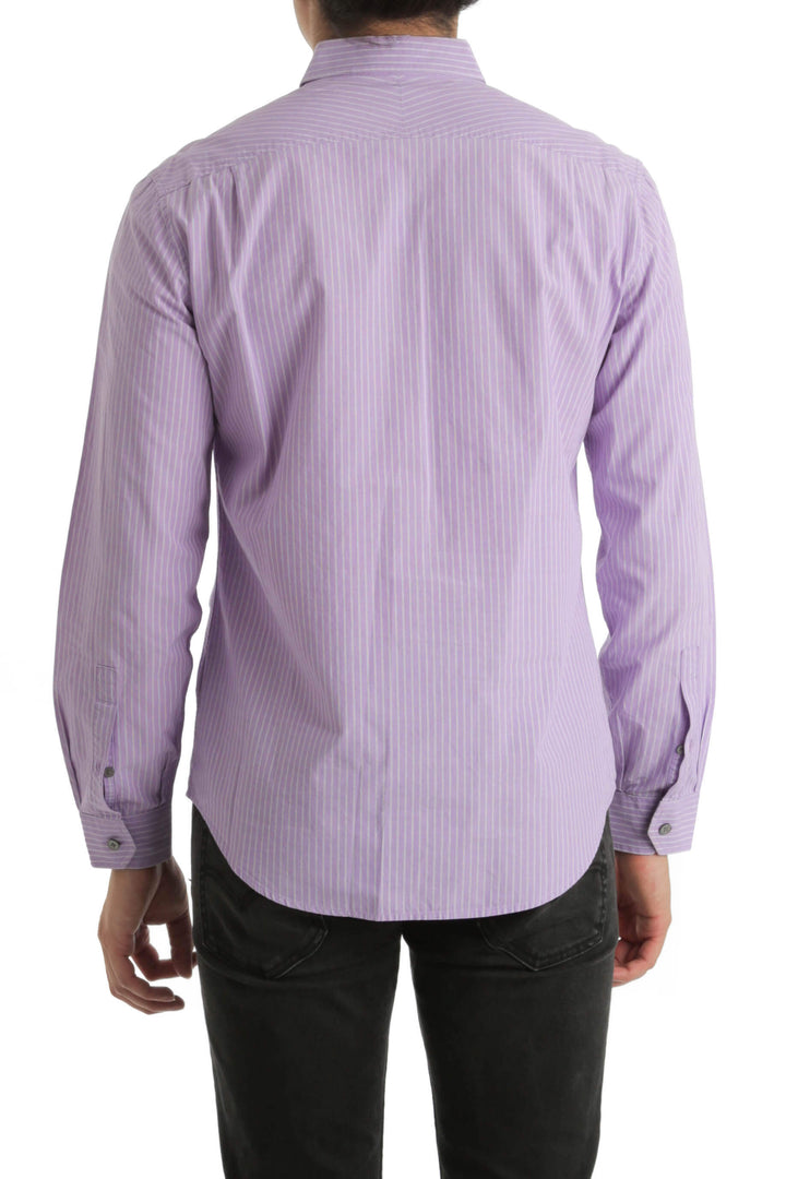Camisa DKNY morado, vista posterior – ClosetRehab