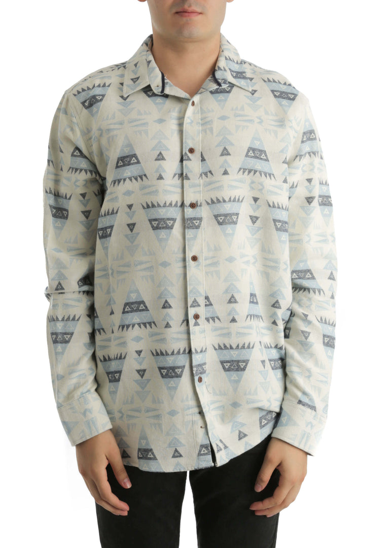 Camisa Sun + Stone azul, vista frontal – ClosetRehab