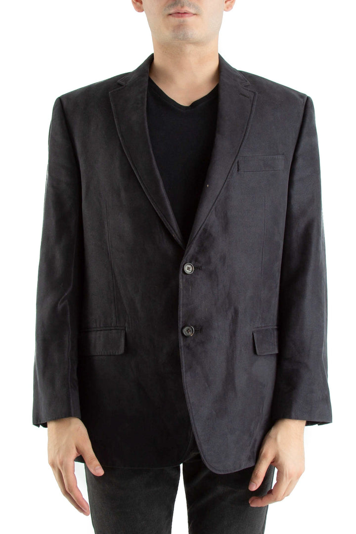 Saco Joe Brand negro, vista frontal – ClosetRehab