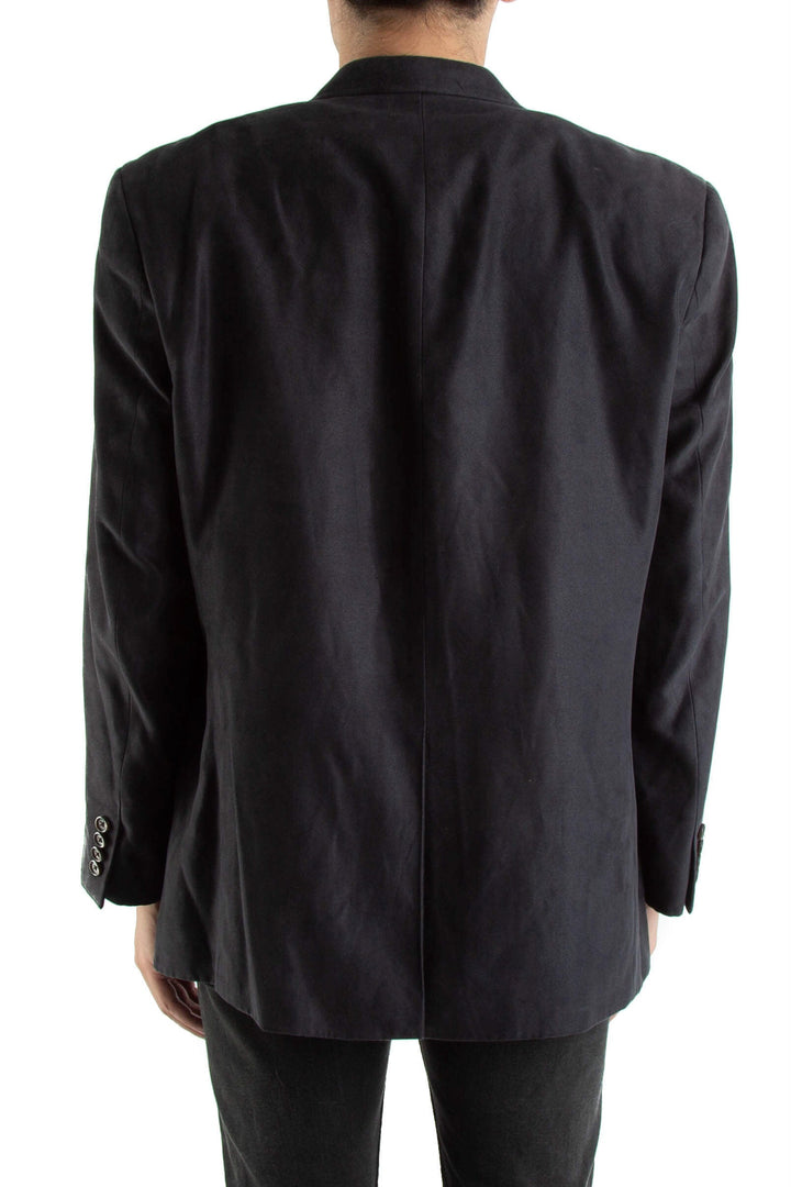 Saco Joe Brand negro, vista posterior – ClosetRehab
