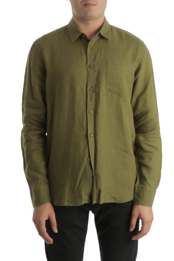 Camisa Vilebrequin verde, vista frontal – ClosetRehab