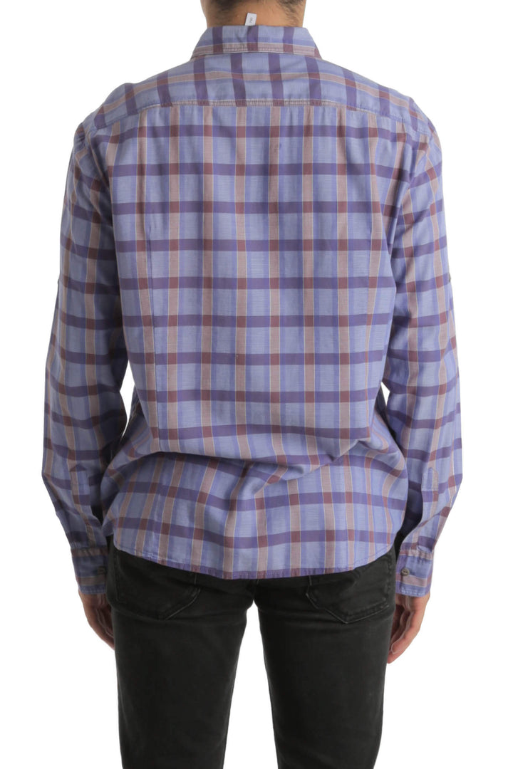 Camisa BOSS Hugo Boss morado, vista posterior – ClosetRehab