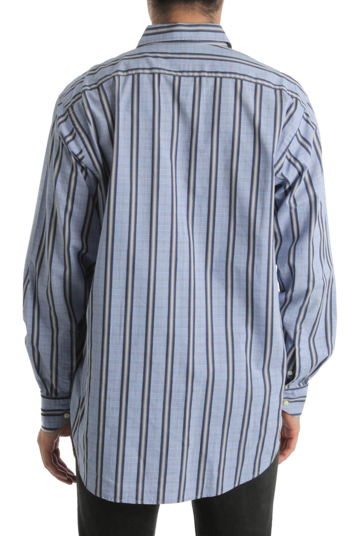 Camisa Thomas Dean azul, vista posterior – ClosetRehab