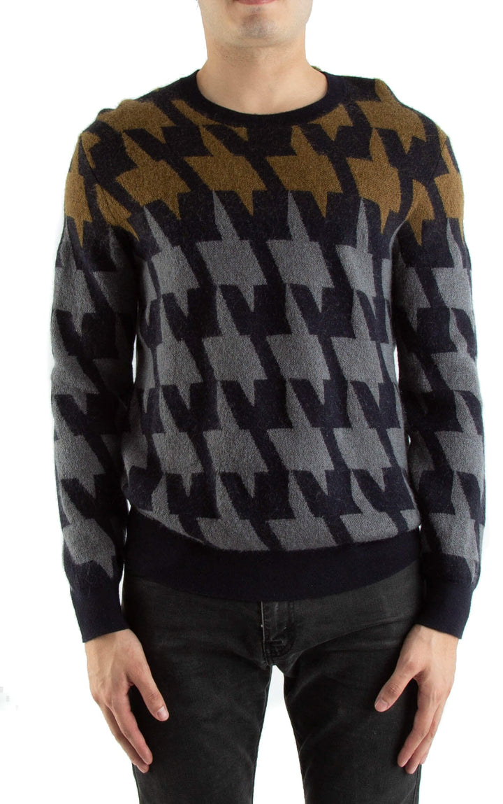 Suéter Paul Smith café y gris, vista frontal – ClosetRehab