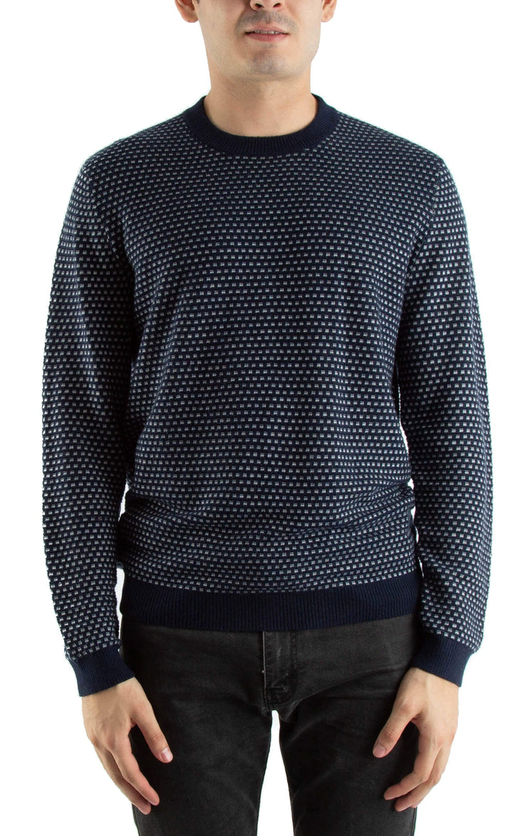 Suéter Ted Baker azul, vista frontal – ClosetRehab