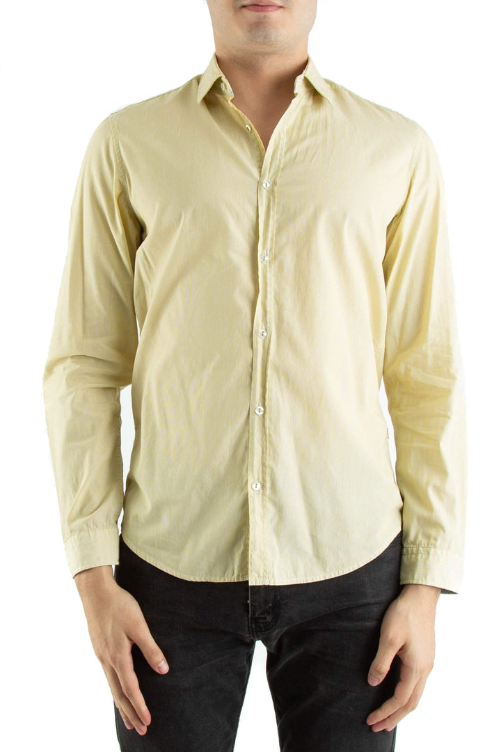 Camisa BOSS Hugo Boss beige, vista frontal – ClosetRehab