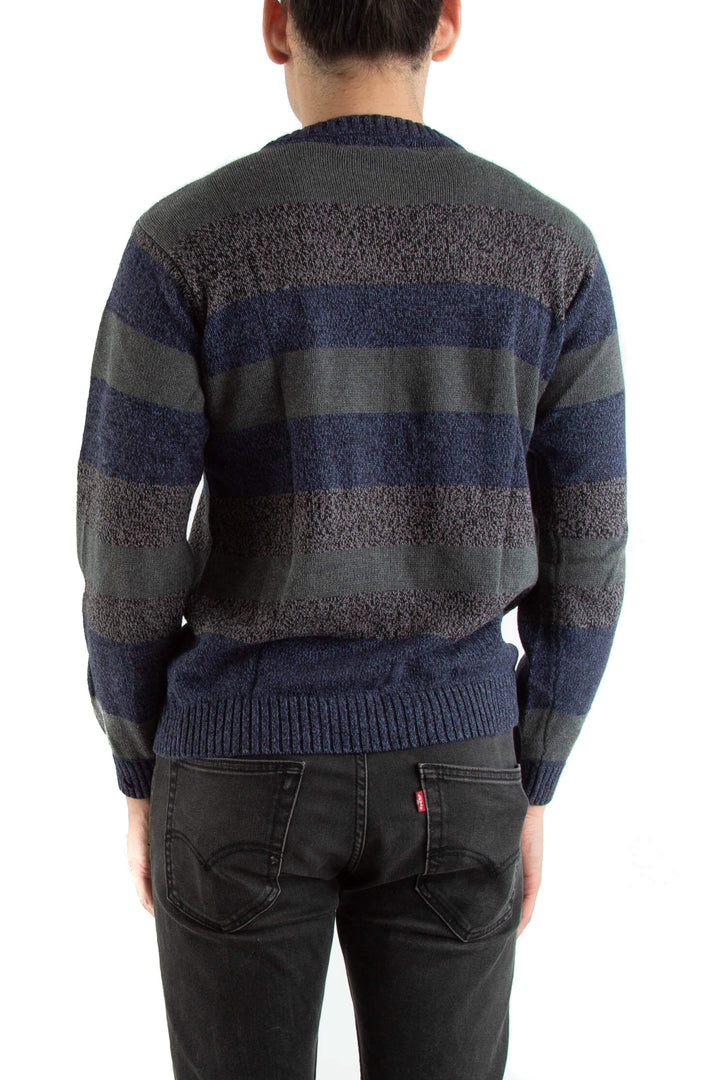 Suéter Oscar de la Renta azul, vista posterior – ClosetRehab