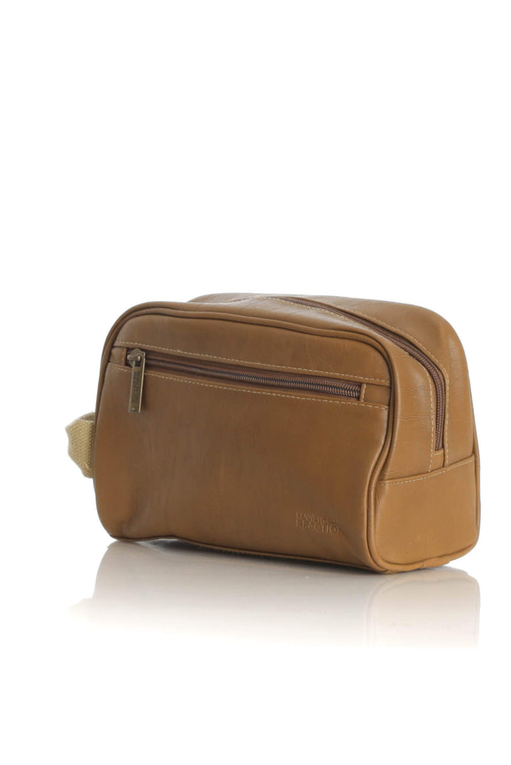 Bolsa Kennet Cole Reaction beige y café, vista posterior – ClosetRehab