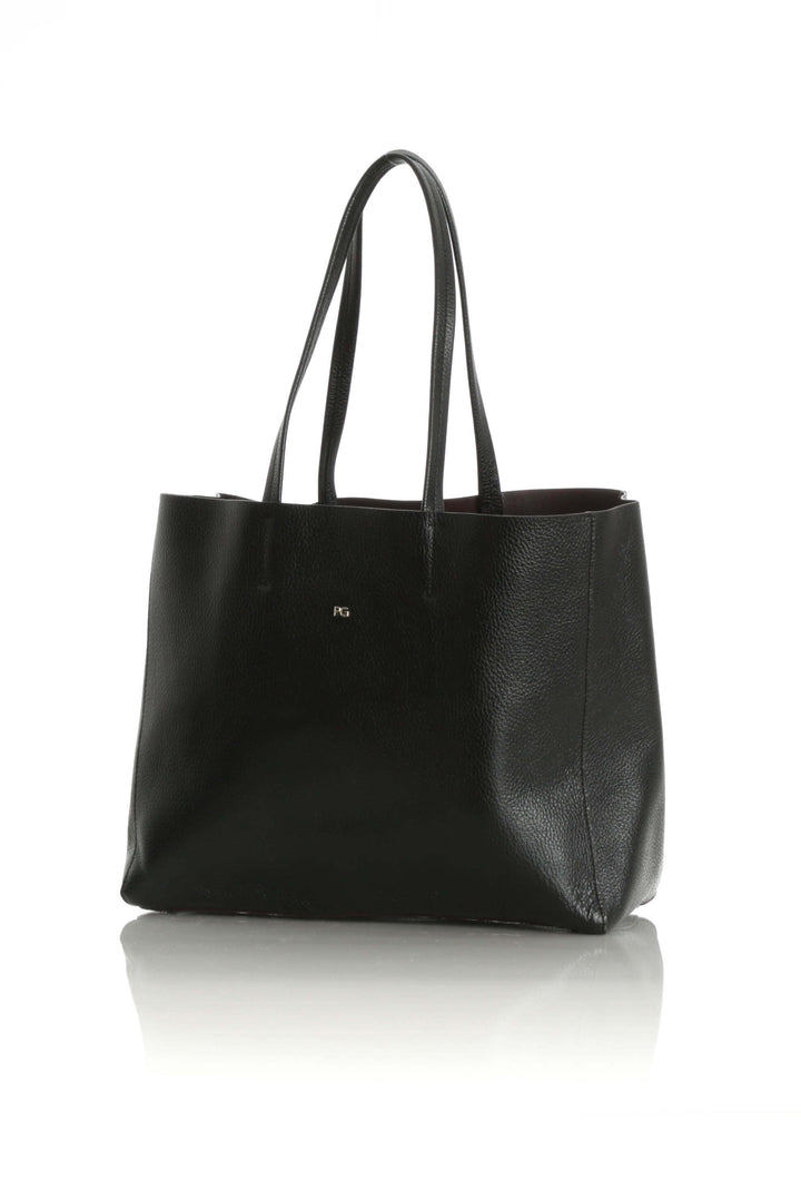 Bolsa Purificación Garcia negro, vista posterior – ClosetRehab