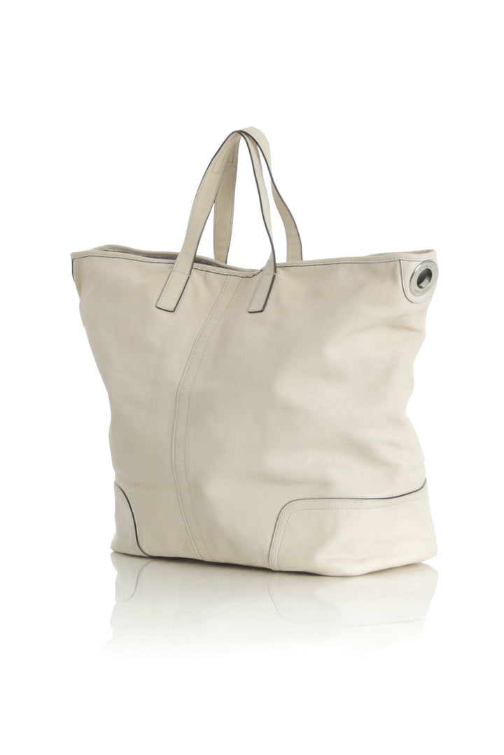 Bolsa Coach beige, detalle – ClosetRehab
