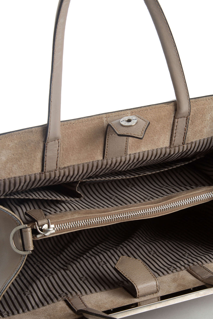 Bolsa Fendi café, detalle 8 – ClosetRehab