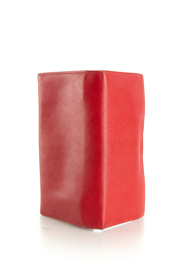 Cartera Salvatore Ferragamo rojo, detalle – ClosetRehab