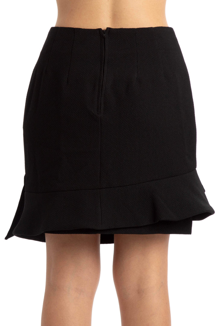 Falda Keepsake negro, vista posterior – ClosetRehab