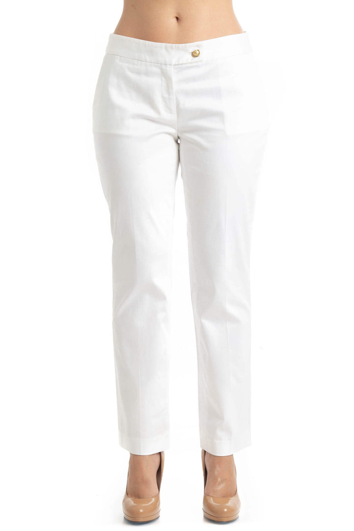Pantalón Tahari blanco, vista frontal – ClosetRehab