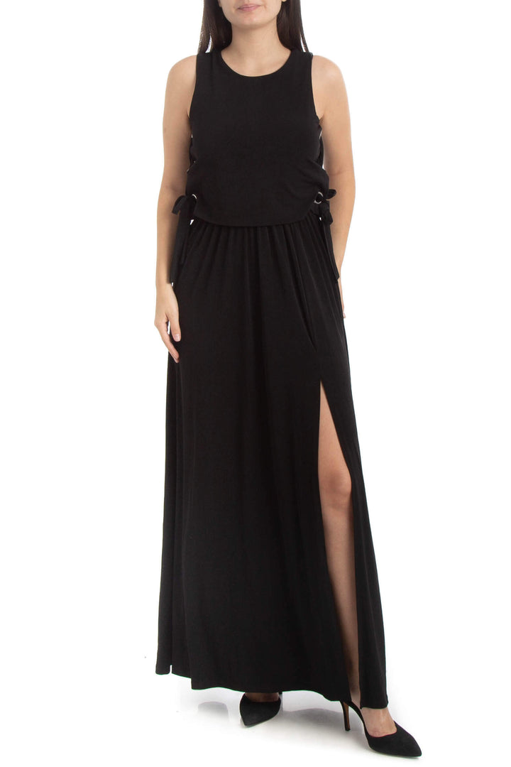 Vestido Michael Kors negro, vista frontal – ClosetRehab