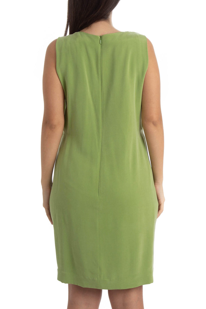 Vestido Max Mara verde, vista posterior – ClosetRehab