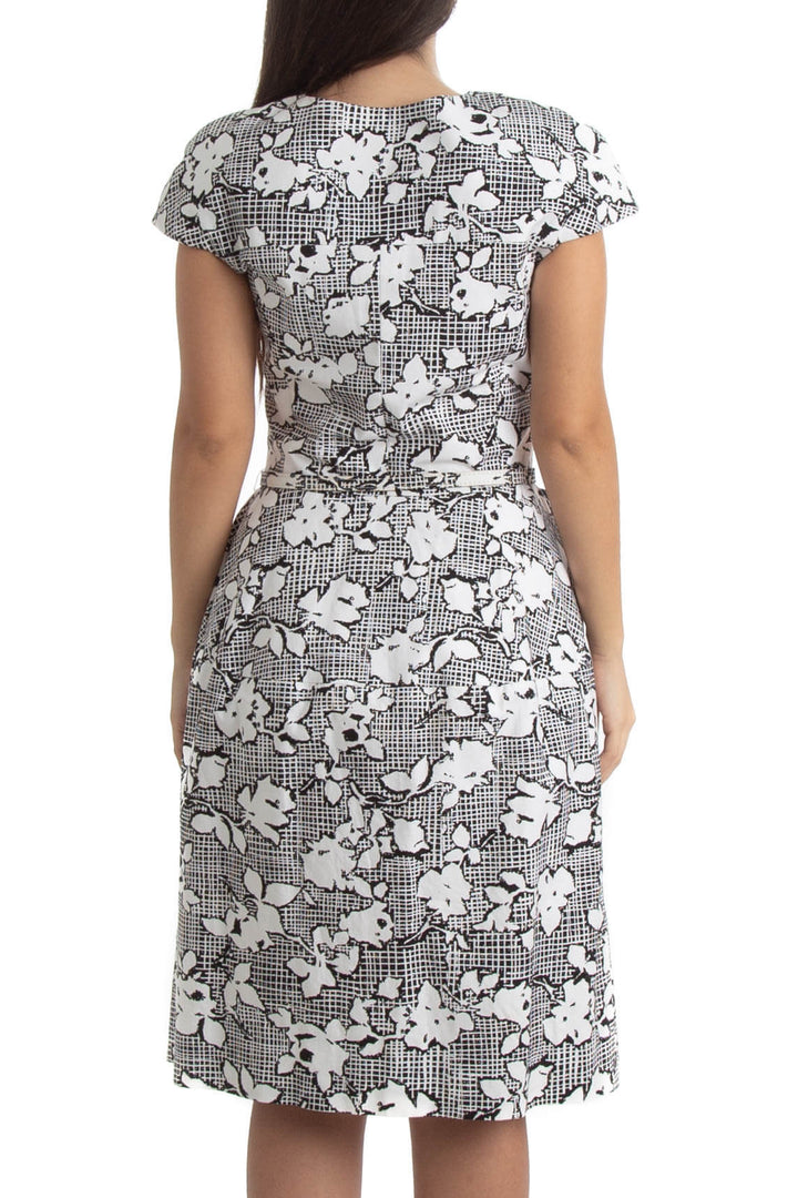 Vestido Negro estampado, vista posterior – ClosetRehab